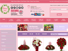 Tablet Screenshot of flowerwyz.com
